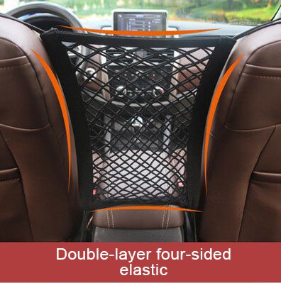 Car Trunk Cargo Net Organizer Auto Elastic Mesh Fixed Cover Travel Sundries Storage Bag Interior Accessories