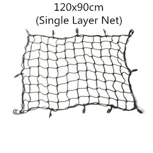 Car Trunk Cargo Net Organizer Auto Elastic Mesh Fixed Cover Travel Sundries Storage Bag Interior Accessories