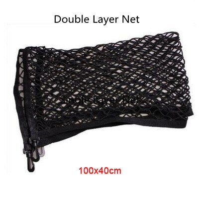 Car Trunk Cargo Net Organizer Auto Elastic Mesh Fixed Cover Travel Sundries Storage Bag Interior Accessories