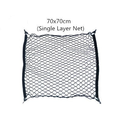 Car Trunk Cargo Net Organizer Auto Elastic Mesh Fixed Cover Travel Sundries Storage Bag Interior Accessories