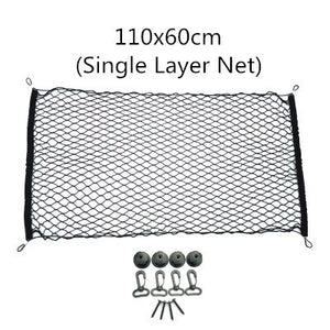 Car Trunk Cargo Net Organizer Auto Elastic Mesh Fixed Cover Travel Sundries Storage Bag Interior Accessories