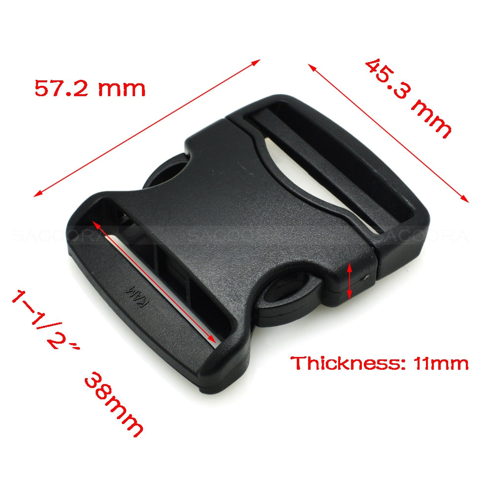 20mm 25mm 32mm 38mm 50mm Webbing Detach Buckle for Outdoor Sports Bags Students Bags Luggage travel buckle accessories