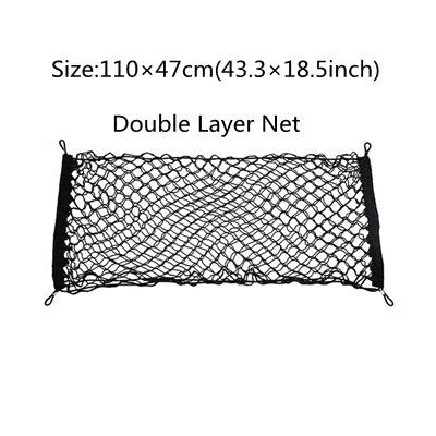 Car Trunk Cargo Net Organizer Auto Elastic Mesh Fixed Cover Travel Sundries Storage Bag Interior Accessories