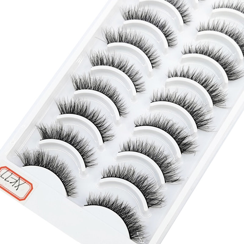 41 Styles 10 pairs natural long 3D mink false eyelashes fake lashes makeup kit Mink Lashes extension eye lashes short eyelashes