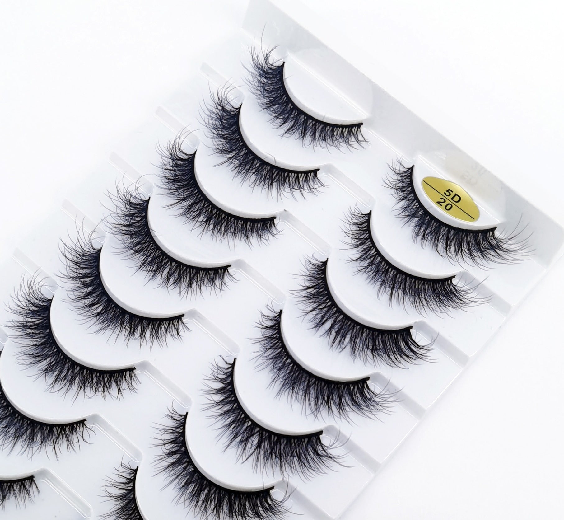 10 Pairs 3D Mink False Eyelashes Natural/Thick Eye Lashes  Fluffy Makeup Russian eyelahses Beauty Extension Reusable eyelashes