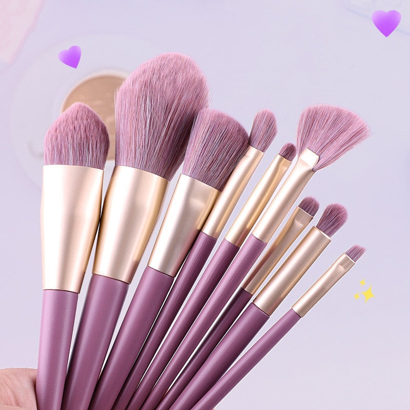 KOSMETYKI  8-20Pcs Makeup Brushes Set Eye Shadow Foundation Women Cosmetic Powder Blush Blending Beauty Make Up beauty Tools