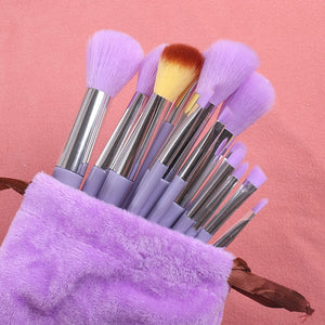 13Pcs Professional Makeup Brushes Set Cosmetic Powder Eye Shadow Foundation Blush Blending Concealer Beauty Make Up Tool Brushes