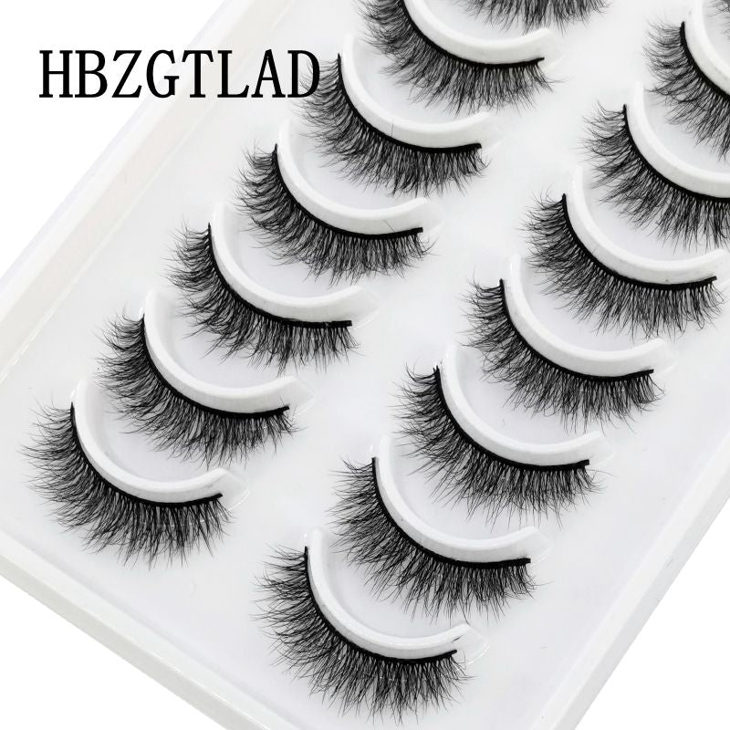 10 Pairs 3D Mink False Eyelashes Natural/Thick Eye Lashes  Fluffy Makeup Russian eyelahses Beauty Extension Reusable eyelashes