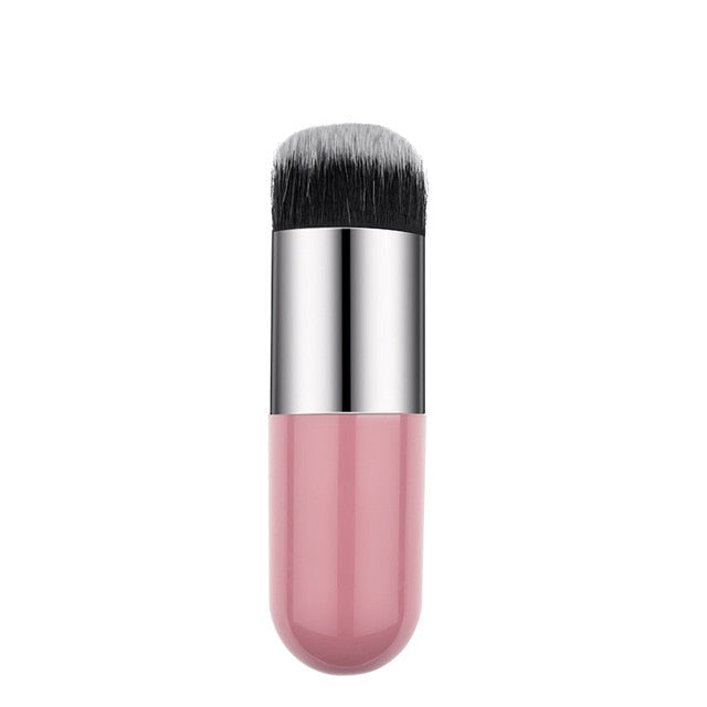 1pcs New Chubby Pier Foundation Brush Flat Cream Makeup Brushes Professional Cosmetic Make-up Brush