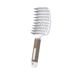 Hair Brush Scalp Massage Comb Hairbrush Bristle&amp;Nylon Women Wet Curly Detangle Hair Brush for Salon Hairdressing Styling Tools