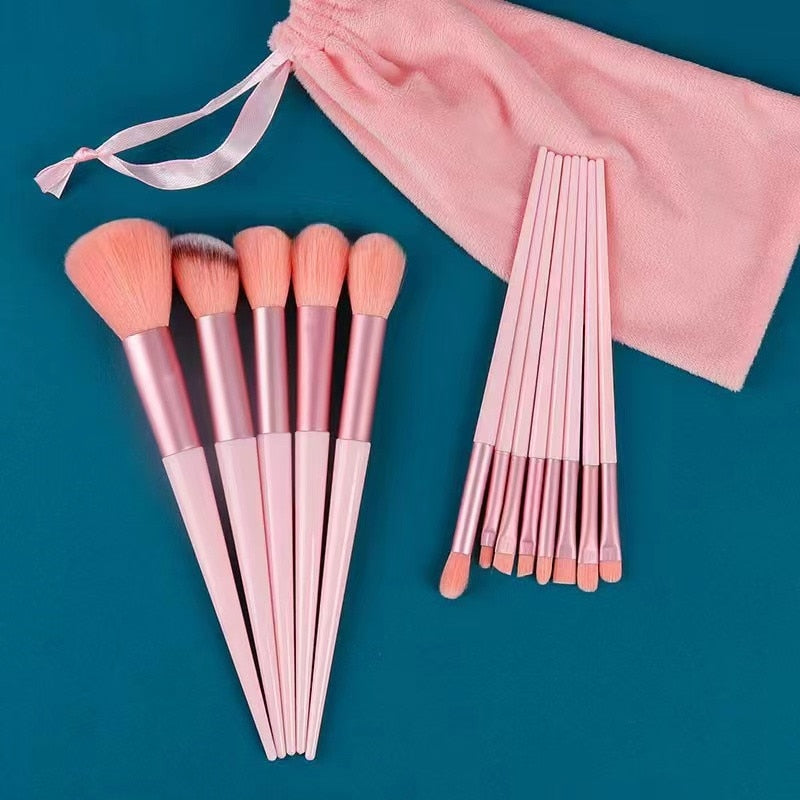 KOSMETYKI  8-20Pcs Makeup Brushes Set Eye Shadow Foundation Women Cosmetic Powder Blush Blending Beauty Make Up beauty Tools