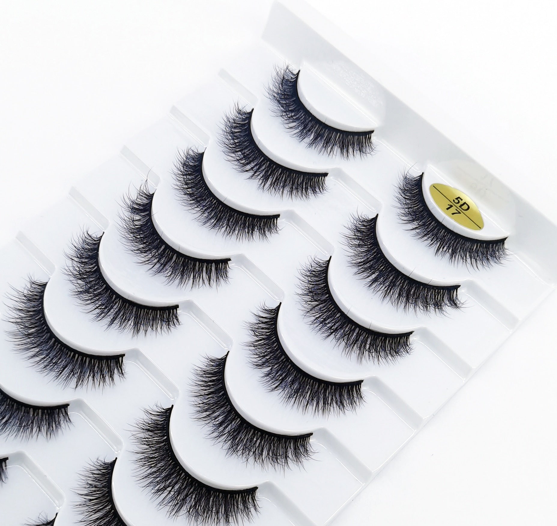 10 Pairs 3D Mink False Eyelashes Natural/Thick Eye Lashes  Fluffy Makeup Russian eyelahses Beauty Extension Reusable eyelashes