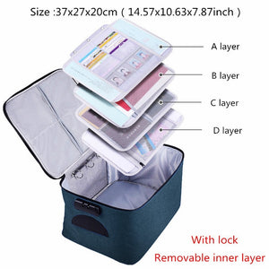 Document Storage Bag Organizer Desk Stationery Women Travel Files Card Folder Holder Tool Case Handbag Home Office Accessories