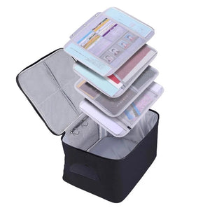 Document Storage Bag Organizer Desk Stationery Women Travel Files Card Folder Holder Tool Case Handbag Home Office Accessories