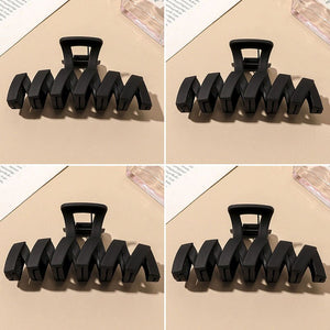 2/4PCS Matte Extra Large Hair Claw Clips Crab Hairpins Women Elegant Big Strong Hair Clips Ponytail Barrettes Hair Accessories