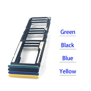 New SIM Tray Holder For Xiaomi Poco X3 NFC M3 F3 F2 Pro Sim Card Tray Slot Holder Adapter Socket Repair Parts