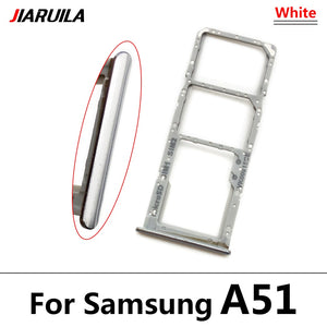 NEW Micro Nano SIM Card Holder Tray chip Slot Holder Adapter Socket Dual Card For Samsung A12 A31 A51 A71 Mobile Phone + pin