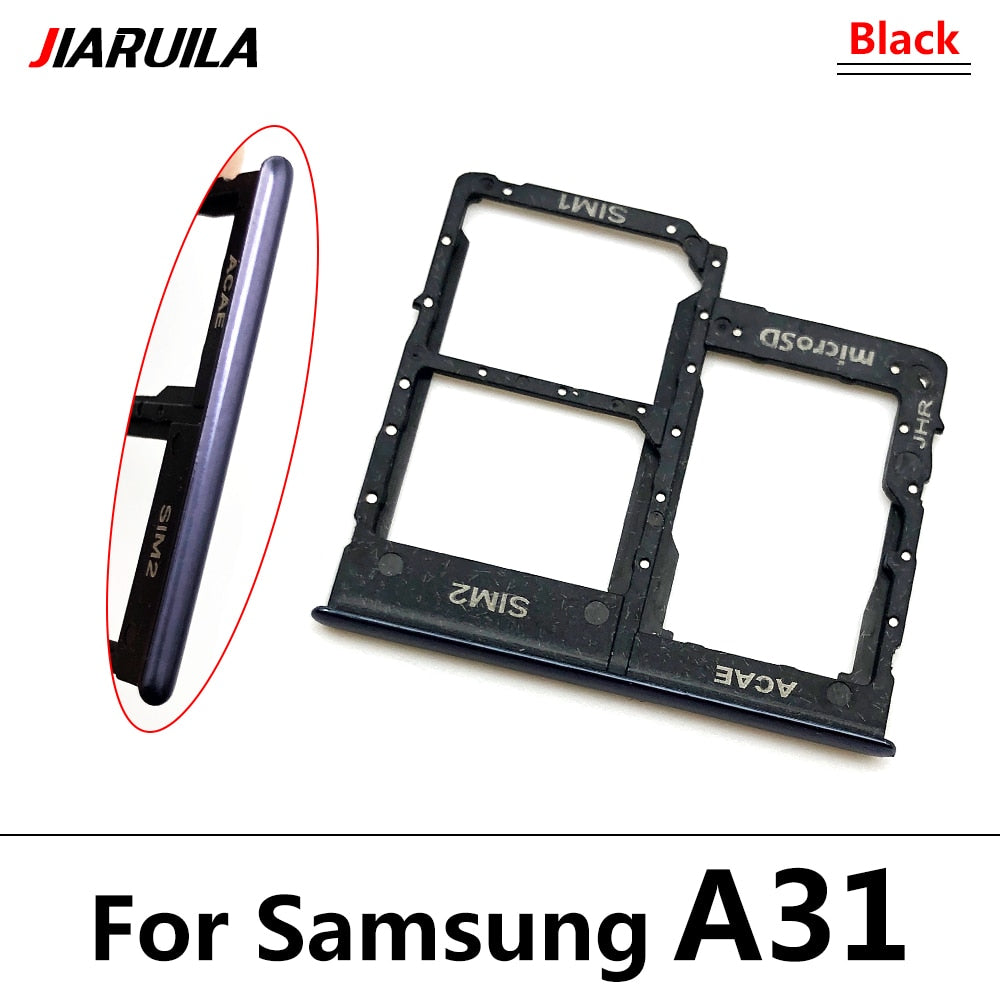 NEW Micro Nano SIM Card Holder Tray chip Slot Holder Adapter Socket Dual Card For Samsung A12 A31 A51 A71 Mobile Phone + pin