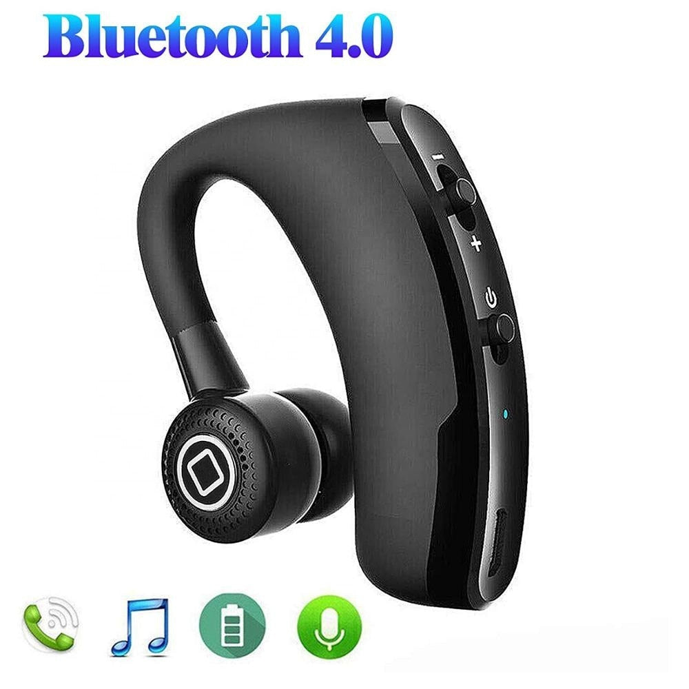 Popular V9 PUBG Headphones Business Bluetooth Headset Ear-Mounted Wireless CSR Stereo with Voice Control Earphones