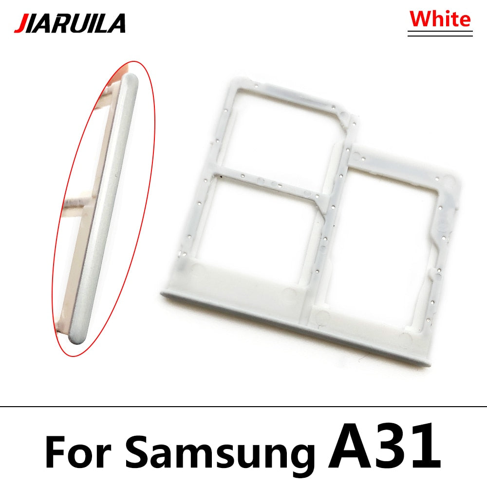 NEW Micro Nano SIM Card Holder Tray chip Slot Holder Adapter Socket Dual Card For Samsung A12 A31 A51 A71 Mobile Phone + pin