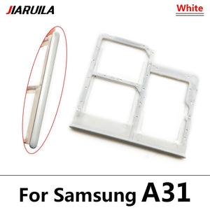 NEW Micro Nano SIM Card Holder Tray chip Slot Holder Adapter Socket Dual Card For Samsung A12 A31 A51 A71 Mobile Phone + pin