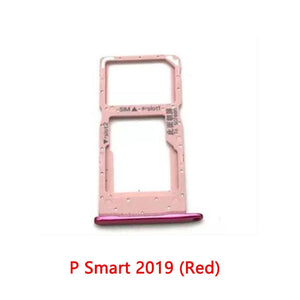 Sim Card Tray For Huawei P Smart 2019 Sim Card Slot SD Card Tray Holder Adapter For Huawei Y7 Y6 Pro 2017 SD Card Tray Holder