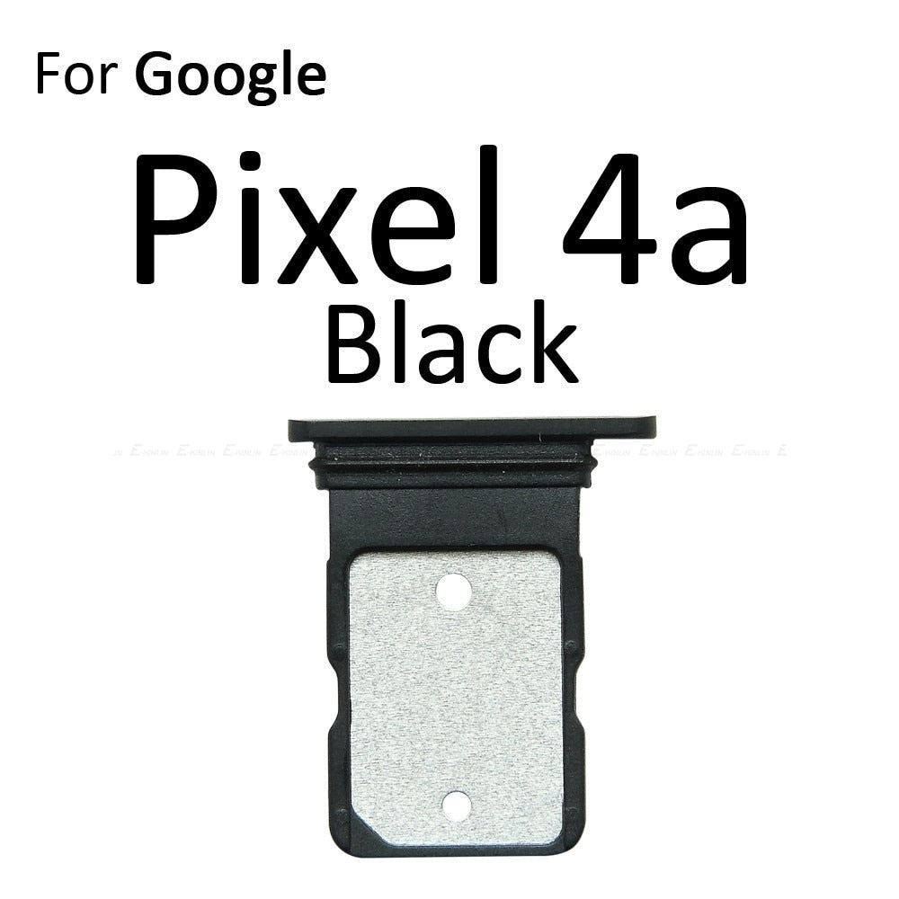 Sim Card Socket Slot Tray Reader Holder Connector Micro SD Adapter Container For Google Pixel 4 4a XL 4XL 5 5a 5G 6a 6 7 Pro