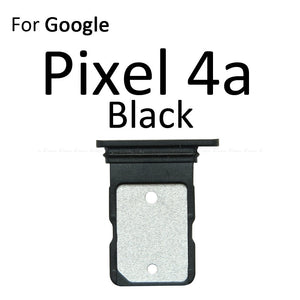 Sim Card Socket Slot Tray Reader Holder Connector Micro SD Adapter Container For Google Pixel 4 4a XL 4XL 5 5a 5G 6a 6 7 Pro