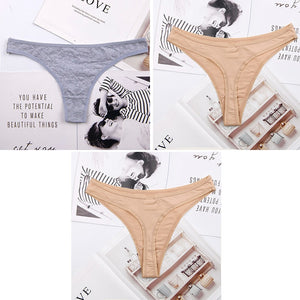 Hot Silk Sexy Women Thongs g string Seamless Panties Female Underwear Tanga Panties Low-Rise Lingerie Panty Intimates 3pcs ac125