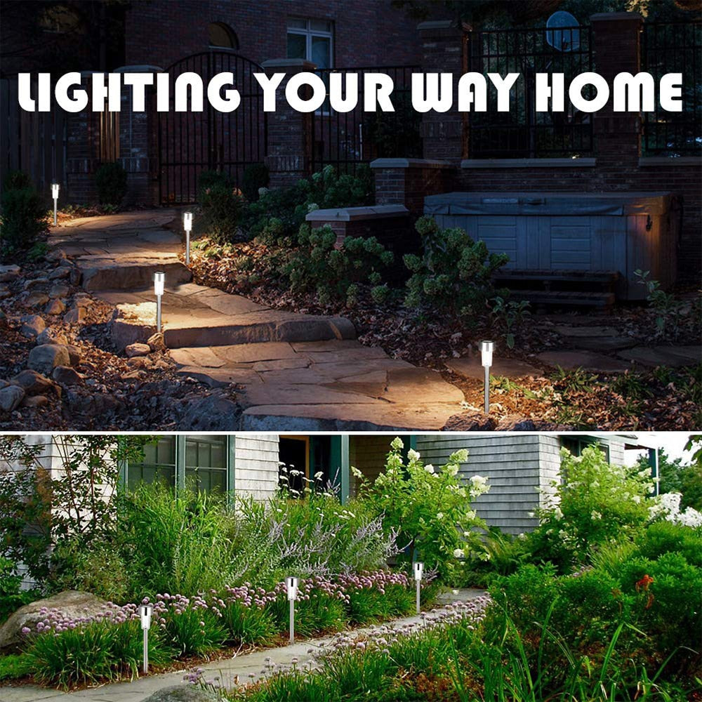 Lawn Light Led Garden Lamp Solar Garden Light Stainless Waterproof  Steel Solar Lamp for Garden Lights Outdoor Path Light