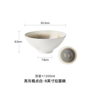 Japanese Ramen Bowl Ceramic Bowl Household Salad Bowl Creative Specialty Restaurant Tableware