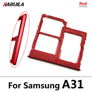 NEW Micro Nano SIM Card Holder Tray chip Slot Holder Adapter Socket Dual Card For Samsung A12 A31 A51 A71 Mobile Phone + pin