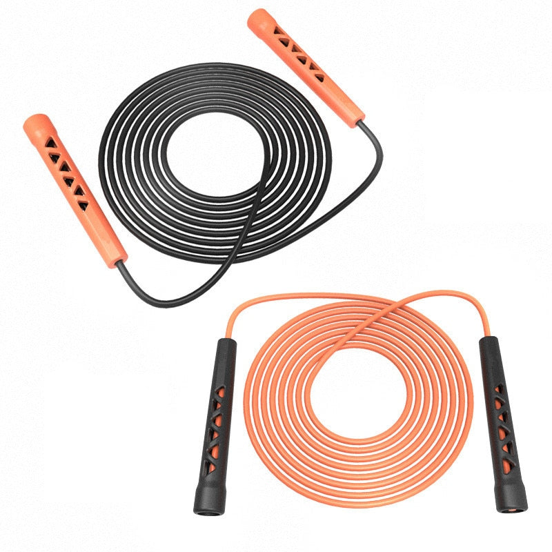 Rapid Speed Jump Rope Adjustable Tangle Free PVC Skipping Rope Aerobic Exercise Fitness Training Workout