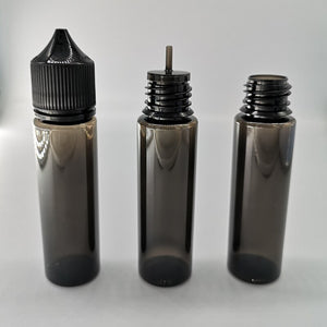 50Pcs 30ml/60ml/100ml/120ml Empty Black Plastic PET Dropper Bottles E Liquid Drop Bottle Long Tip Cap e juice Vape Oil Container