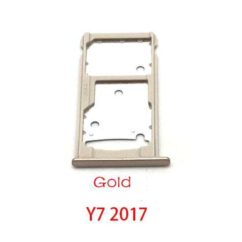 Sim Card Tray For Huawei P Smart 2019 Sim Card Slot SD Card Tray Holder Adapter For Huawei Y7 Y6 Pro 2017 SD Card Tray Holder