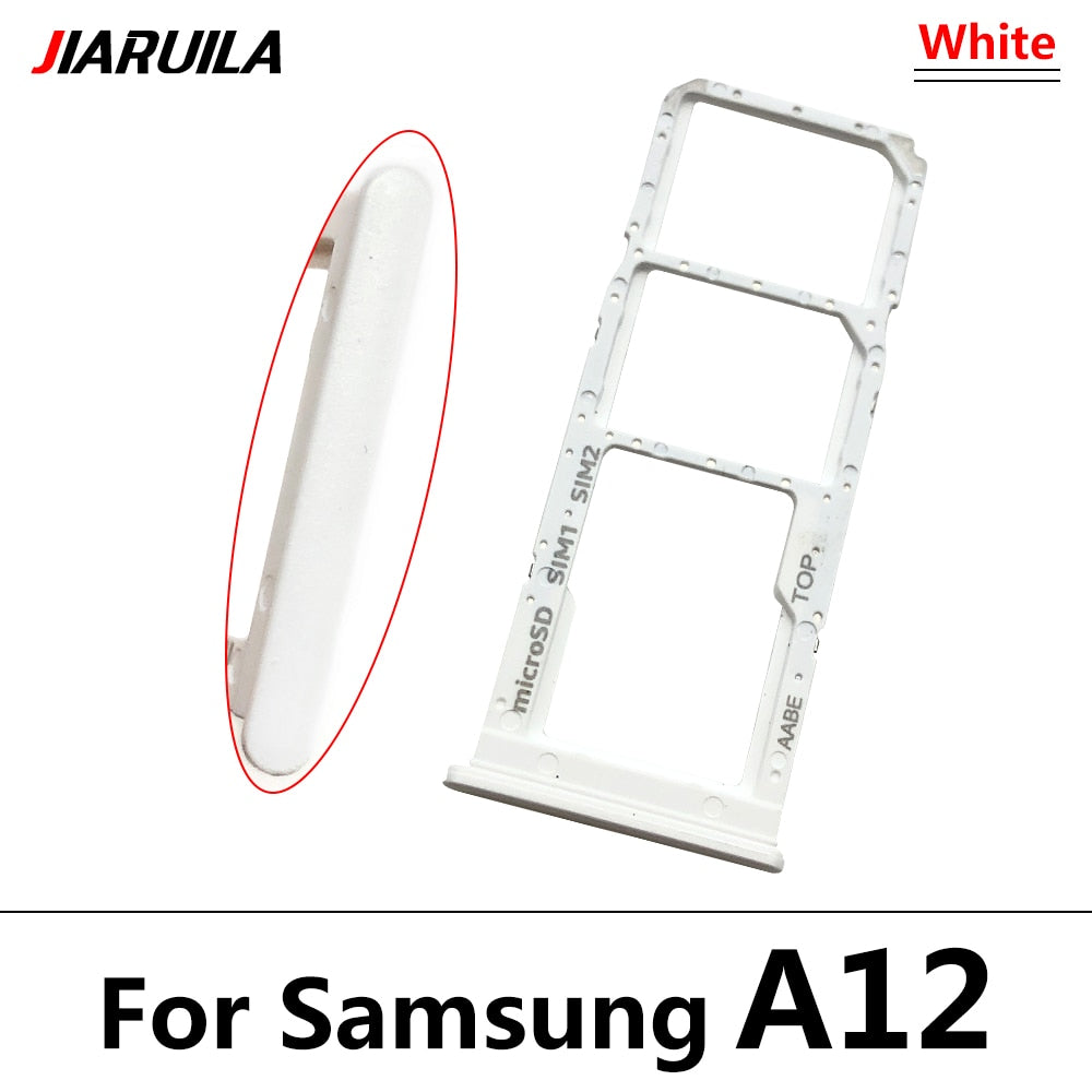 NEW Micro Nano SIM Card Holder Tray chip Slot Holder Adapter Socket Dual Card For Samsung A12 A31 A51 A71 Mobile Phone + pin