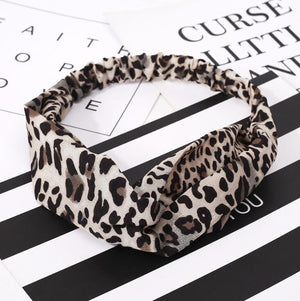 Fashion Women Girls Summer Bohemian Hair Bands Print Headbands Vintage Cross Turban Bandage Bandanas HairBands Hair Accessories