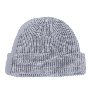 Fashion Hip Hop Beanie Knitted Hat Men Skullcap Women Winter Warm Brimless Baggy Melon Cap Cuff Docker Fisherman Beanies Hats