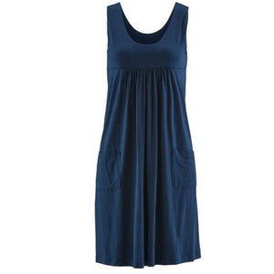 Fashion striped dress  summer dress  loose simple sleeveless dress women&#39;s clothing