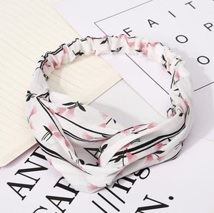 Fashion Women Girls Summer Bohemian Hair Bands Print Headbands Vintage Cross Turban Bandage Bandanas HairBands Hair Accessories