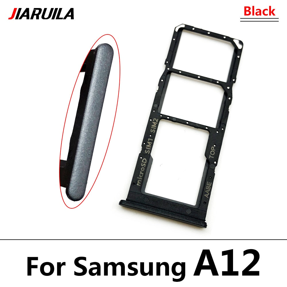 NEW Micro Nano SIM Card Holder Tray chip Slot Holder Adapter Socket Dual Card For Samsung A12 A31 A51 A71 Mobile Phone + pin