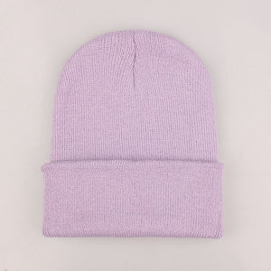 Winter Hats for Woman New Beanies Knitted Fluorescent Cute Hat Girls Autumn Female Beanie Caps Warmer Bonnet Ladies Casual Cap