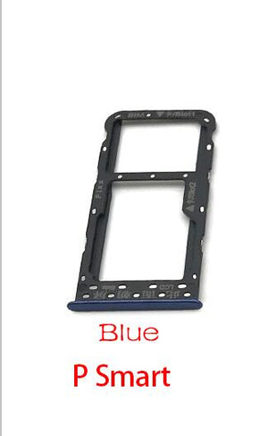 Sim Card Tray For Huawei P Smart 2019 Sim Card Slot SD Card Tray Holder Adapter For Huawei Y7 Y6 Pro 2017 SD Card Tray Holder