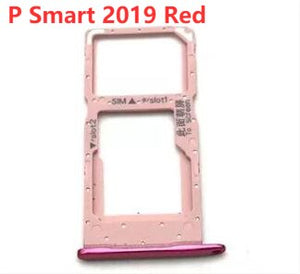 Sim Card Tray For Huawei P Smart 2019 Sim Card Slot SD Card Tray Holder Adapter For Huawei Y7 Y6 Pro 2017 SD Card Tray Holder