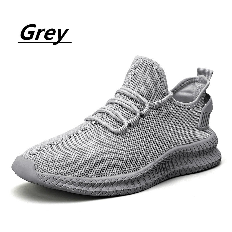 Fashion Men Sneakers Mesh Casual Shoes Lac-up Mens Shoes Lightweight Vulcanize Shoes Walking Sneakers Zapatillas Hombre