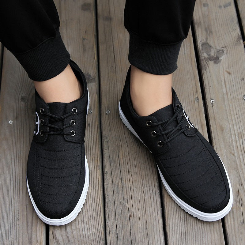 Spring New Men Casual Shoes Comfortable Soft Mens Canvas Shoes For Men Shoes Breathable Footwear Flat Driving Loafers Shoes