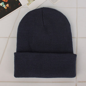 Winter Hats for Woman New Beanies Knitted Fluorescent Cute Hat Girls Autumn Female Beanie Caps Warmer Bonnet Ladies Casual Cap