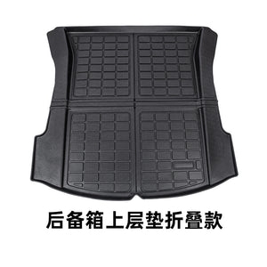 Applicable 2021 Testra Model3 Admixture Cushion Waterproof Box Pad TPE Fragli Tesla Interior