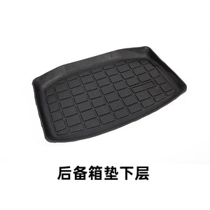 Applicable 2021 Testra Model3 Admixture Cushion Waterproof Box Pad TPE Fragli Tesla Interior