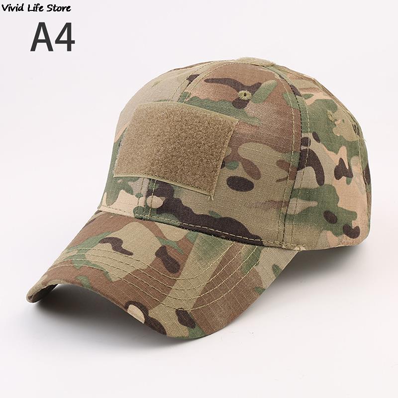 Military Baseball Caps Camouflage Tactical Army Soldier Combat Paintball Adjustable Summer Snapback Sun Hats Men Women